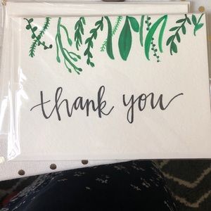 Hand painted Thank You card